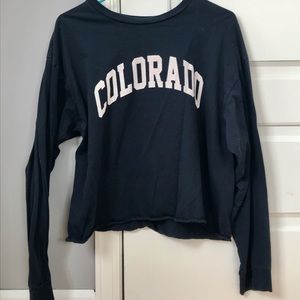 Brandy Melville colorado crop top long sleeve